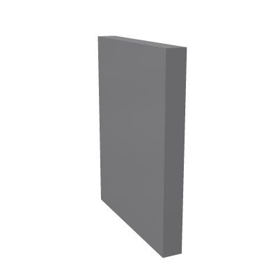 Боковая панель верхняя для низкого модуля правая Valde LAN3P 40x300x360 (Белый)