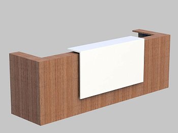 Композиция из 1 прямого и 2 угловых модулей, верхний модуль лакировка Z2 Z2C06 L 3050x880x1130