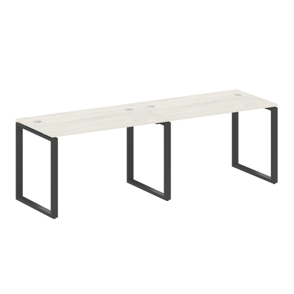 Рабочая станция Metal System Style БО.СМ-2.2 2400x720x750 (Дуб Наварра/Антрацит металл)