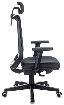 Кресло руководителя Expert черный TW-01 38-418 сетка/ткань с подголов. крестов. пластик