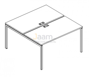 Мебель для персонала Рабочая станция на металлокаркасе DUE Б2 170 БП