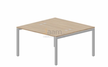 Мебель для персонала Составной стол на 2 рабочих места PEN2TG147 (4 громмета)