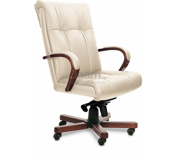 Кресло для руководителя PARIS A кожа+кож.зам