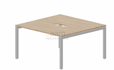 Мебель для персонала Составной стол на 2 рабочих места PEN2TV147 (2 эргономичных выреза)