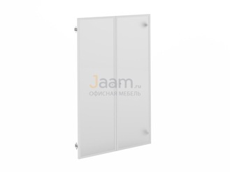 Мебель для персонала Комплект дверей стекл. в алюм. раме (для шкафа) 9520A