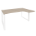 Стол эргономичный правый на О-образном м/к Onix O.MO-SA-4R 1580x1180x750