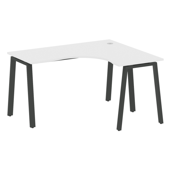 Стол криволинейный правый Metal System Style БА.СА-3 Пр 1400x1200x750