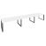 Стол переговорный Onix O.MO-PRG-3.4 4740x980x750