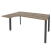 Стол эргономичный левый на П-образном м/к Onix O.MP-SA-4L 1580x1180x750