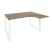 Стол эргономичный правый на О-образном м/к Onix O.MO-SA-3R 1380x1180x750
