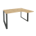 Стол эргономичный правый на О-образном м/к Onix O.MO-SA-3R 1380x1180x750