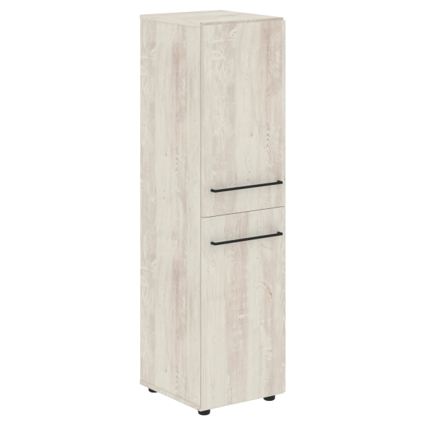 Шкаф колонка с 2-мя глухими малыми дверьми LOFTIS LMC 40.4 400х430х1517