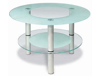 Стол журнальный Кристалл-3 КР-3 ал 750x750x510